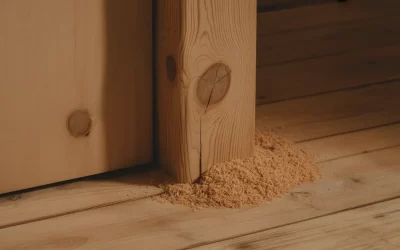 Pó de madeira em casa: é cupim ou umidade comum?